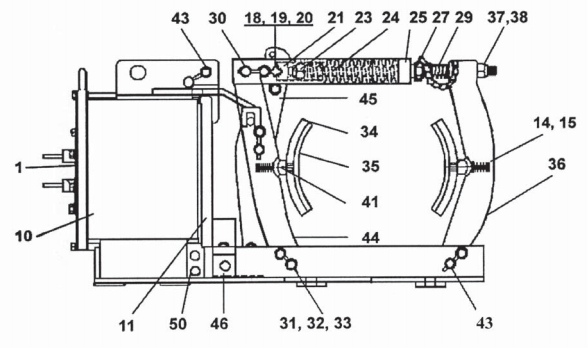 Square D Class 5010 16" Type F Series B