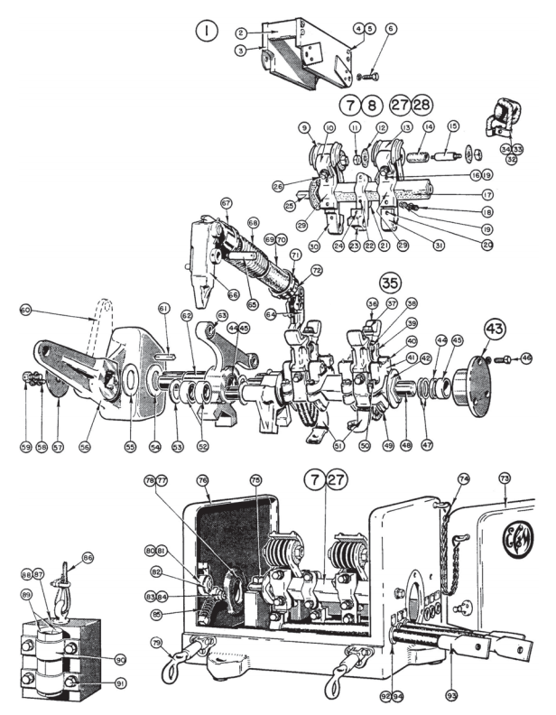 Square D No. 20 Youngstown Limit Switch