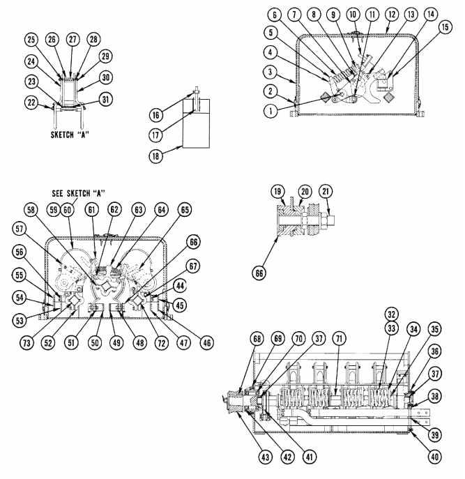 Cutler Hammer P-375 Duplex Safety Limit Stop