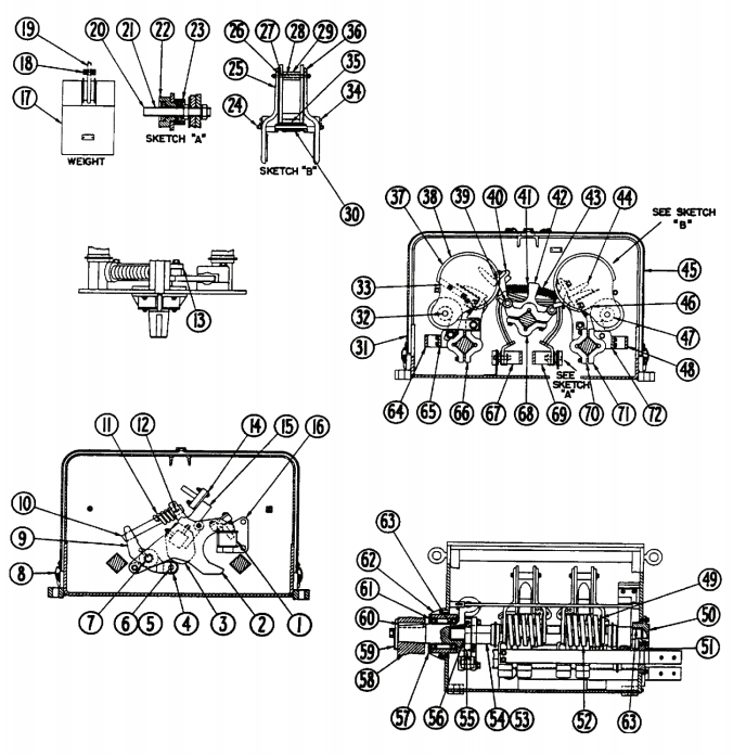 Cutler Hammer P-375 Simplex Safety Limit Stop