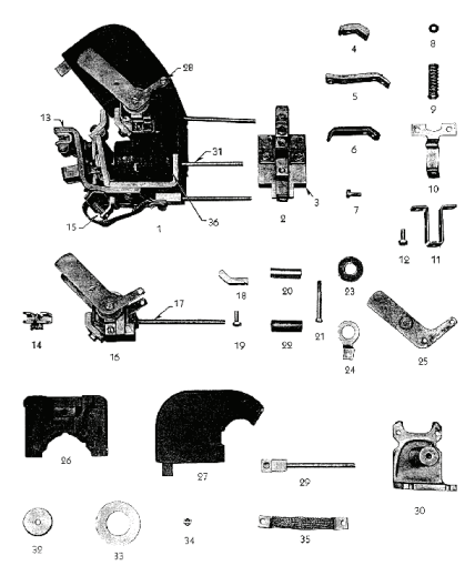 Westinghouse Type M Frame 401 DC Magnetic Contactor